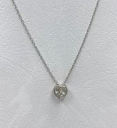 SilverPoint Kalp Çerçeve Detay Zirkon Taşlı Kolye - 3