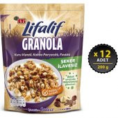 Eti Lifalif Granola Kuru Vişneli, Kakao Parçacıklı, Fındıklı 200 g x 12 Adet - 1