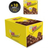 Eti Çikolata Karamelli Patlaklı Sütlü Kare 57 g x 10 Adet - 2