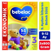 Bebelac 3 Devam Sütü 800 gr 3'lü Paket - 1
