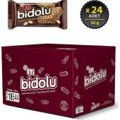 Bidolu Fındık Kremalı Yer Fıstığı Parçacıklı Gofret 36 g x 24 Adet - 2