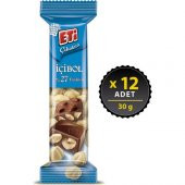 Eti Çikolata İçibol 27 Fındıklı 30 g x 12 Adet - 1