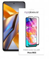 Xiaomi Poco M5S Ekran Koruyucu Kırılmaz Fiber Nano Tam Kaplayan - 1