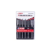 6 PARÇA YAPRAK AHŞAP DELİCİ MATKAP UCU 12-16-18-20-22-24 BAY-TEC MU1579 - 1