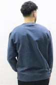 Lee L80XTJTG  Erkek Koyu Gri Bisiklet Yaka Sweatshırt - 3