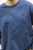 Lee L84VTJ54 Erkek Mavi Bisiklet Yaka Sweat - 2
