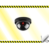 Robotix Caydırıcı Dome Kamera  Dikkat Kameralar Kayıtta Etiketi - 1