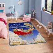 Myfloor Merry Christmas ve Santa Claus Temalı Halı 80 x 120 cm - 1