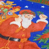 Myfloor Santa Claus ve Merry Christmas Temalı Halı 80 x 120 cm - 2