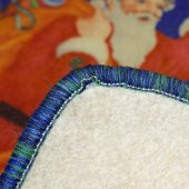 Myfloor Santa Claus ve Merry Christmas Temalı Halı 80 x 120 cm - 4