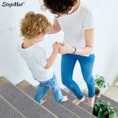 Stepmat Kaymaz Tabanlı ve Yıkanabilir Merdiven Basamak Halısı - 2