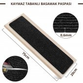 Stepmat Kaymaz Tabanlı ve Yıkanabilir Merdiven Basamak Halısı - 2