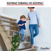 Stepmat Kaymaz Tabanlı ve Yıkanabilir Merdiven Basamak Halısı - 3