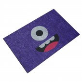 Tek Göz Emoji Çift Taraflı Kauçuk Kapı Önü Paspası thumbnail 2