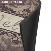 Çiçek Yağlı Boya Desenli Kauçuk Kapı Önü Paspası thumbnail 4