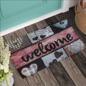 Welcome Yazılı Kauçuk Kapı Önü Paspası - 1