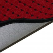 Kırmızı Bukle Kaymaz Tabanlı Merdiven Basamak Paspası / Halısı thumbnail 3