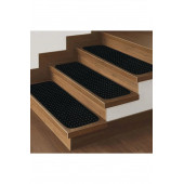 Bukle Halıdan Kaymaz Tabanlı Merdiven Basamak Paspası / Halısı thumbnail 1