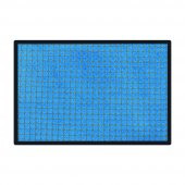 Turkuaz Benekli Toz Kontrollü PVC Tabanlı Nem Alıcı Kapı Önü Paspası - 1