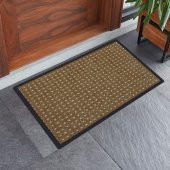 Bej Benekli Toz Kontrollü PVC Tabanlı Nem Alıcı Kapı Önü Paspası thumbnail 4