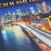 Keep Calm And Travel On Yazılı Çift Taraflı Kauçuk Kapı Önü Paspası thumbnail 2