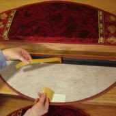 Mavi Kendinden Yapışkanlı Merdiven Basamak Paspası / Halısı thumbnail 2