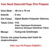 Welcome Home Yazılı Kauçuk Kapı Önü Paspası - 5