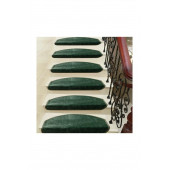 Koyu Yeşil Kendinden Yapışkanlı Merdiven Basamak Paspası / Halısı thumbnail 3