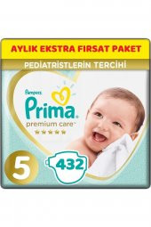 Prima Premium Care Bebek Bezi Beden:5 (11-16kg) Junior 432 Adet Aylık Ekstra Fırsat Pk - 1