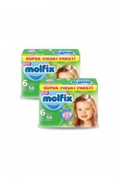Molfix  Bebek Bezi 6 Beden Ekstra Large Aylık Fırsat Paketi 100 Adet - 2