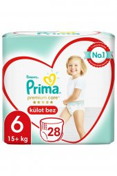Prima  Premium Care Külot Bez Extra Large 6 Beden Ikiz Paket 15+kg 28 Adet - 1