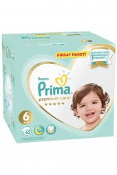 Prima  Bebek Bezi Premium Care 6 Beden 62 Adet Ekstra Large Fırsat Paketi - 2