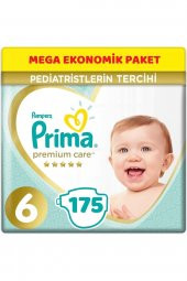 Prima Premium Care Bebek Bezi Beden:6 (13+kg) Extra Large 175 Adet Mega Ekonomik Pk - 1