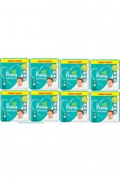 Prima  Aktif Bebek 8 Beden Fırsat Paket 31x8 Paket 248 Adet 17+kg Bebek Bezi - 1