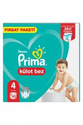 Prima  Külot Bebek Bezi Fırsat Paketi 4 Beden 62 Adet - 2
