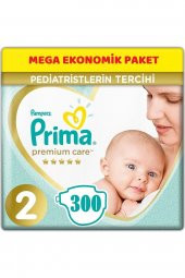Prima Premium Care Bebek Bezi Beden:2 (4-8kg) Mini 300 Adet Mega Ekonomik Pk - 1