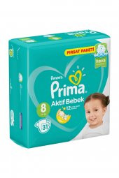 Prima Bebek Bezi Aktif Bebek 8 Beden 31 Adet Fırsat Paketi - 4