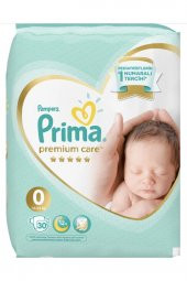 Prima  Bebek Bezi Premium Care 0 Beden 30 Adet Prematüre Tekli Paket - 2