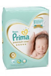 Prima  Bebek Bezi Premium Care 0 Beden 30 Adet Prematüre Tekli Paket - 3