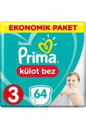 Prima Külot Bebek Bezi 3 Beden Ekonomik Paket 6-11 Kg 64 Adet - 1