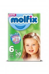 Molfix  Bebek Bezi Extra Large 6 Numara 20 Adet - 1