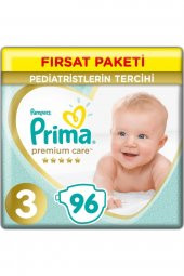 Prima Premium Care Bebek Bezi Fırsat Paketi 3 Beden 96 Adet - 1