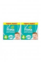 Prima Bebek Bezi 4 Beden 9-14 kg 60x2:120 Adet - 1