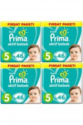 Prima Bebek Bezi 5 Beden 184 Adet 46x4lü 11-16 kg - 1