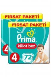 Prima  Külot Bebek Bezi 4 Beden Maxi Fırsat Paketi 144 Adet - 1