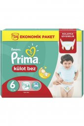 Prima  Külot Bez 6 Beden xlarge 136 Adet - 2