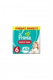 Prima  Külot Bebek Bezi 6 Numara 45 Adet Ekstra Large - 1