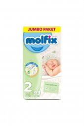 Molfix  2 Numara Jumbo Paket 44 Lü 2 Paket 88 Adet - 1