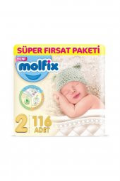 Molfix  Süper Fırsat Paketi 2 Numara 116 Adet - 1