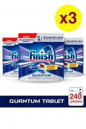 Finish  Quantum 240 Tablet Bulaşık Makinesi Deterjanı (80x3) - 1